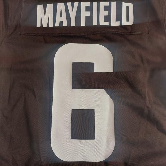 Nike Cleveland Browns Jersey Youth Size XL (18/20) Baker Mayfield #6 On Field - Picture 7 of 8